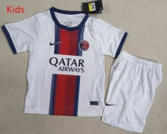 26-27 Paris Away White Kids/Youth Soccer Uniform-507 26-27 Paris Away White Kids/Youth Soccer Uniform-507