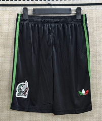 26-27 Mexico Second Away Black Thailand Soccer Shorts-5929 26-27 Mexico Second Away Black Thailand Soccer Shorts-5929