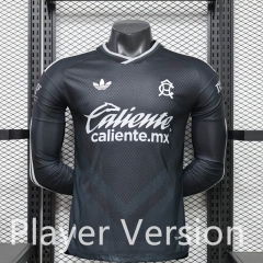 Player Version 26-27 Club America Away Black LS Thailand Soccer Jersey AAA-888 Player Version 26-27 Club America Away Black LS Thailand Soccer Jersey AAA-888