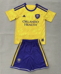 26-27 Orlando City Away Yellow Soccer Uniform-AY 26-27 Orlando City Away Yellow Soccer Uniform-AY