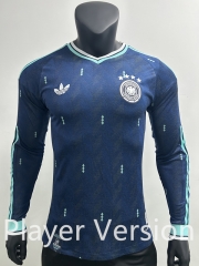 Player Version 26-27 Germany Away Blue LS Thailand Soccer Jersey AAA-0871 Player Version 26-27 Germany Away Blue LS Thailand Soccer Jersey AAA-0871