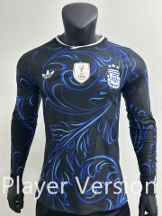 Player Version 26-27 Argentina Away Blue LS Thailand Soccer Jersey AAA-0871 Player Version 26-27 Argentina Away Blue LS Thailand Soccer Jersey AAA-0871