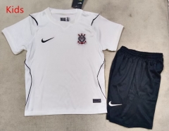 26-27 Corinthians Home White Kids/Youth Soccer Unifrom-507 26-27 Corinthians Home White Kids/Youth Soccer Unifrom-507