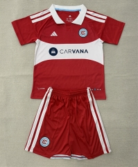 26-27 Chicago Fire Home Red&White Soccer Uniform-AY 26-27 Chicago Fire Home Red&White Soccer Uniform-AY