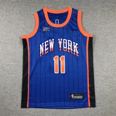 2024 City Edition New York Knicks #11 Blue Kid's NBA Jersey 2024 City Edition New York Knicks #11 Blue Kid's NBA Jersey