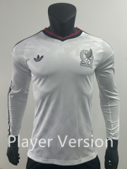 Player Version 26-27 Mexico Away White LS Thailand Soccer Jersey AAA-0871 Player Version 26-27 Mexico Away White LS Thailand Soccer Jersey AAA-0871
