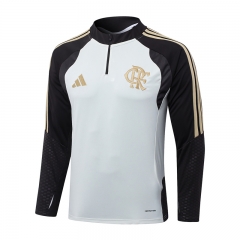 26-27 Flamengo Beige Thailand Soccer Tracksuit-815