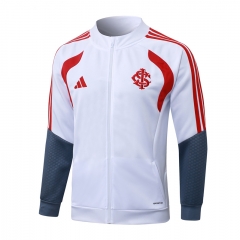 26-27 Brazil SC Internacional White Thailand Soccer Jacket -815 26-27 Brazil SC Internacional White Thailand Soccer Jacket -815