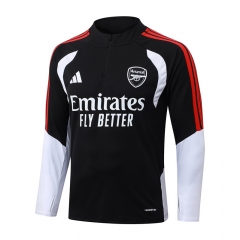26-27 Arsenal Black Thailand Soccer Tracksuit-815