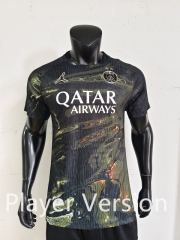 2star Player Version 26-27 Paris Black Thailand Soccer Jersey AAA-0871 2star Player Version 26-27 Paris Black Thailand Soccer Jersey AAA-0871