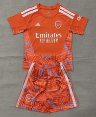 26-27 Arsenal Goalkeeper Orange Soccer Uniform-AY 26-27 Arsenal Goalkeeper Orange Soccer Uniform-AY