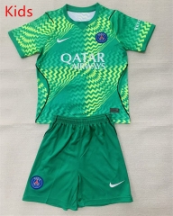 26-27 Paris Goalkeeper Green Kids/Youth Soccer Uniform-AY 26-27 Paris Goalkeeper Green Kids/Youth Soccer Uniform-AY