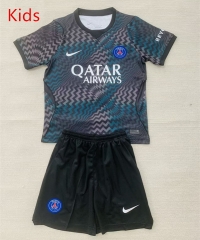 26-27 Paris Goalkeeper Grey Green Kids/Youth Soccer Uniform-AY 26-27 Paris Goalkeeper Grey Green Kids/Youth Soccer Uniform-AY