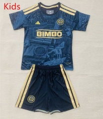 2026-27 Philadelphia Union Home Blue Kids/Youth Soccer Uniform-AY