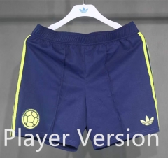 Player Version (S-3XL) 26-27 Colombia Away Royal Blue Thailand Soccer Shorts-4563 Player Version (S-3XL) 26-27 Colombia Away Royal Blue Thailand Soccer Shorts-4563