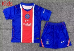 26-27 2 star version Paris Home Blue Kids/Youth Soccer Uniform-2353 26-27 2 star version Paris Home Blue Kids/Youth Soccer Uniform-2353
