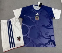 26-27 Special Edition Japan Blue Soccer Uniform-718