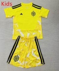 26-27 Celtic Goalkeeper Yellow Kids/Youth Soccer Uniform-AY
