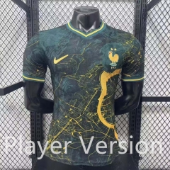 Player Special version 26-27 France Black&Green Thailand Soccer Jersey-3596 Player Special version 26-27 France Black&Green Thailand Soccer Jersey-3596