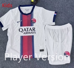 Player Version 26-27 Paris SG Away White Kids/Youth Soccer Uniform-9527 Player Version 26-27 Paris SG Away White Kids/Youth Soccer Uniform-9527