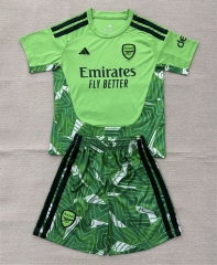 26-27 Arsenal Goalkeeper Green Soccer Uniform-AY 26-27 Arsenal Goalkeeper Green Soccer Uniform-AY