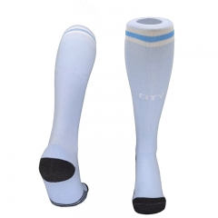 26-27 Manchester City Home Blue Soccer Socks 26-27 Manchester City Home Blue Soccer Socks