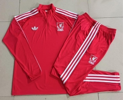 26-27 Liverpool Red Thailand Soccer Tracksuit Uniform-815 26-27 Liverpool Red Thailand Soccer Tracksuit Uniform-815