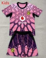 26-27 Borussia Dortmund Goalkeeper Pink Kids/Youth Soccer Unifrom-AY 26-27 Borussia Dortmund Goalkeeper Pink Kids/Youth Soccer Unifrom-AY