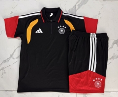26-27 Germany Black Thailand Polo Uniform-815 26-27 Germany Black Thailand Polo Uniform-815