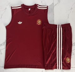 26-27 Spain Red Vest Thailand Soccer Tracksuit-815 26-27 Spain Red Vest Thailand Soccer Tracksuit-815
