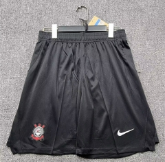 26-27 Corinthians Home Black Thailand Soccer Shorts-718 26-27 Corinthians Home Black Thailand Soccer Shorts-718