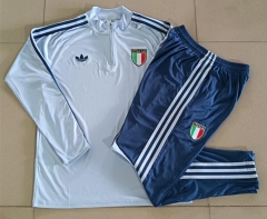 26-27 Italy Light Blue Thailand Soccer Tracksuit-815 26-27 Italy Light Blue Thailand Soccer Tracksuit-815