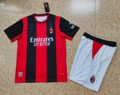 26-27 AC Milan Home Red&Black Soccer Uniform-718