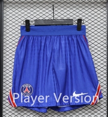 (S-3XL) 26-27 Player Version Paris SG Home Blue Thailand Soccer Shorts-888 (S-3XL) 26-27 Player Version Paris SG Home Blue Thailand Soccer Shorts-888