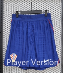 (S-3XL) Player Version 26-27 Croatia Away Blue Thailand Soccer Shorts-888 (S-3XL) Player Version 26-27 Croatia Away Blue Thailand Soccer Shorts-888