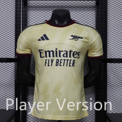 Player Version 26-27 Arsenal Goalkeeper Light GrayThailand Soccer LS Jersey AAA-0871