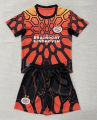 26-27 PSV Eindhoven Orange&Black Goalkeeper Soccer Uniform-AY