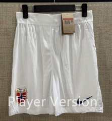 26-27 Player Version Norway Home White Thailand Soccer Shorts-5929 26-27 Player Version Norway Home White Thailand Soccer Shorts-5929
