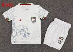 26-27 Iran Home White Kid/Youth Soccer Uniform-7809 26-27 Iran Home White Kid/Youth Soccer Uniform-7809