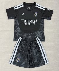 26-27 Real Madrid Goalkeeper Black Soccer Uniform-AY 26-27 Real Madrid Goalkeeper Black Soccer Uniform-AY