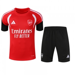 26-27 Arsenal Red Short Sleeve Thailand Training Soccer Uniform-418 26-27 Arsenal Red Short Sleeve Thailand Training Soccer Uniform-418