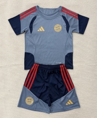 26-27 Bayern München Light Gray Training Soccer Uniform-AY 26-27 Bayern München Light Gray Training Soccer Uniform-AY