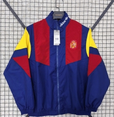 2026 World Club Spain Red&Blue Casual Training Trench Coat-1020 2026 World Club Spain Red&Blue Casual Training Trench Coat-1020
