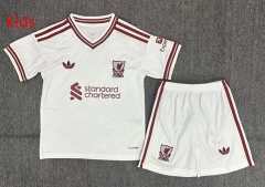 26-27 Liverpool Away White Kids/Youth Soccer Uniform-6149 26-27 Liverpool Away White Kids/Youth Soccer Uniform-6149