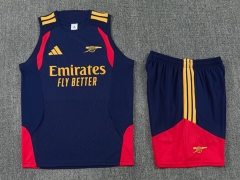 26-27 Arsenal Royal Blue Thailand Soccer Vest Uniform-4627 26-27 Arsenal Royal Blue Thailand Soccer Vest Uniform-4627