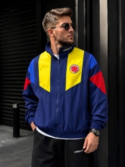2026 World Club Colombia Navy Casual Training Trench Coat-1020 2026 World Club Colombia Navy Casual Training Trench Coat-1020