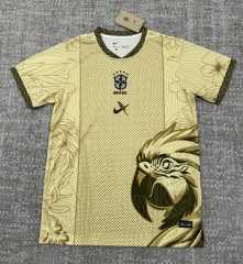 (S-4XL) 26-27 Brazil Golden Eagle King Thailand Training Soccer Jersey AAA-4506 (S-4XL) 26-27 Brazil Golden Eagle King Thailand Training Soccer Jersey AAA-4506