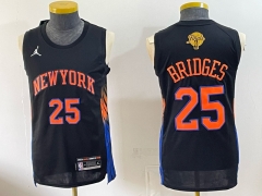 (Logo3) Champion Version New York Knicks #25 Black NBA Jersey-0840 (Logo3) Champion Version New York Knicks #25 Black NBA Jersey-0840