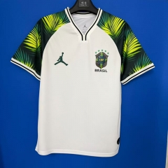 26-27 Brazil White Thailand Soccer Jersey AAA-6486 26-27 Brazil White Thailand Soccer Jersey AAA-6486