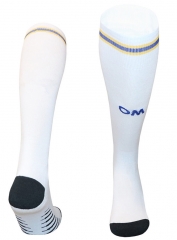 26-27 Olympique de Marseille Home White Soccer Socks-4539 26-27 Olympique de Marseille Home White Soccer Socks-4539